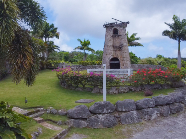 Apes Hill Great Estate Mature Garden with Historical Wind Mill View
