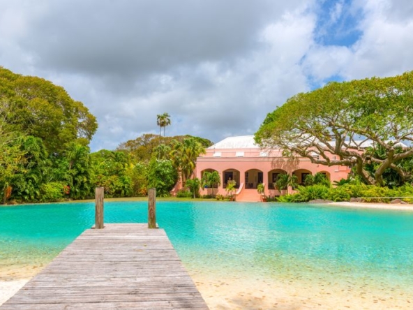 Discover Bulkeley Great House, a large estate for sale in Barbados featuring 8 acres of stunning grounds, a historic 5-bedroom home, and unique amenities.