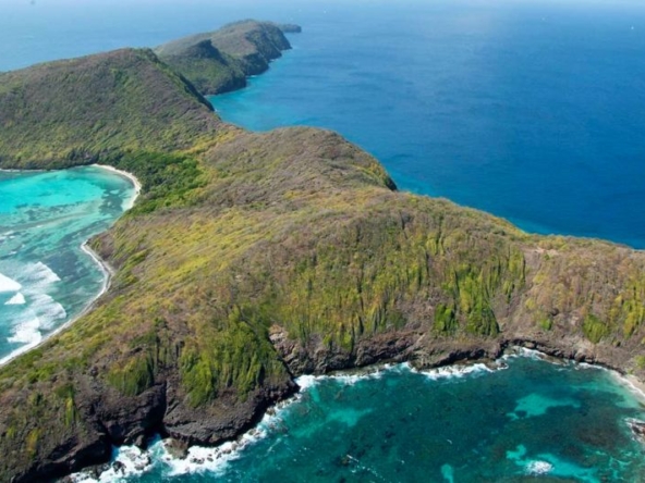 private island in the heart of the Caribbean beautiful photo