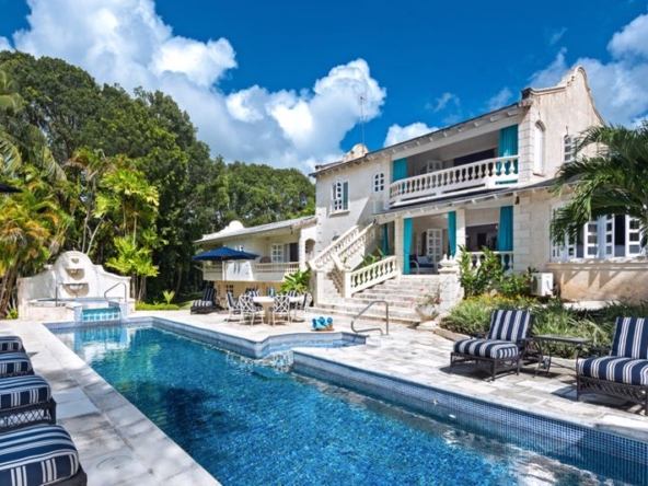 Exclusive 5 bedroom villa with classic Caribbean charm, spacious living areas, and peaceful surroundings in a prime location.