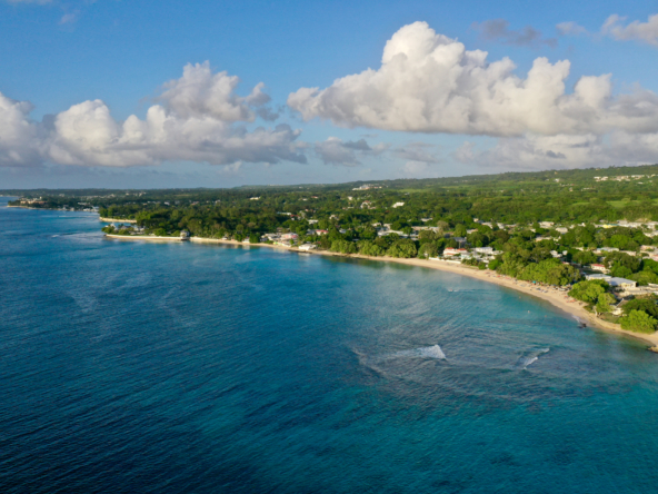 Solaris beachfront luxury home for sale in Barbados with pool, jacuzzi and private beach access