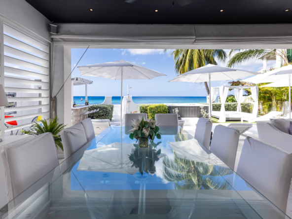 Barbados luxury modern beachfront villa