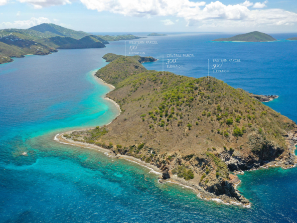 Thatch Cay - private island for sale arial shot