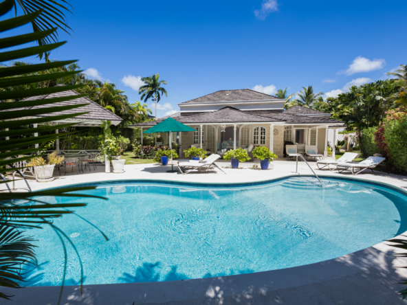 Experience luxury at Lonetrees, a villa with pool for vacation in Royal Westmoreland, Barbados. Perfect for relaxation and golf enthusiasts.