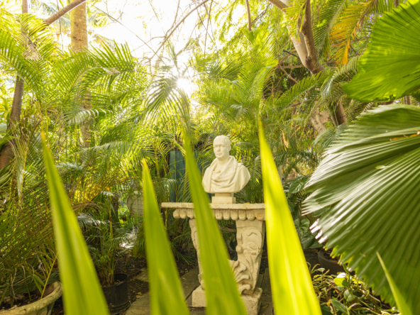 Lancaster Great House tropical lush gardens