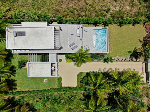 sea view villa arial view Villa Virgo