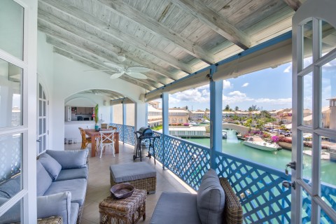 top-floor apartment for sale port st.charles balcony view