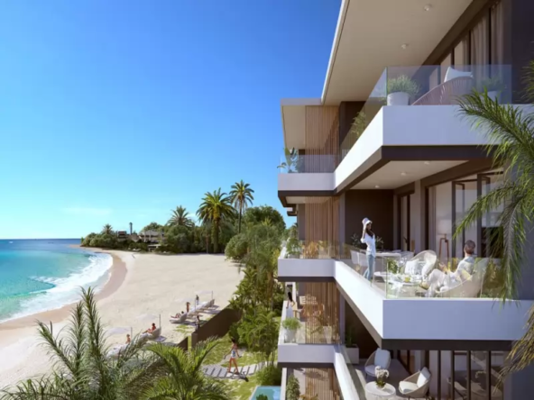 Exterior of Beachfront Caribbean Condominium -Allure 101