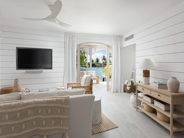 luxury waterfront apartment